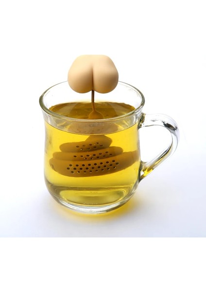 Silikon Çay Demlik Yaratıcı Kaka Şekilli Komik Alet Bitkisel Çanta Yeniden Kullanılabilir Kahve Filtresi Difüzör Süzgeç Aksesuarları (Yurt Dışından) fırsatları