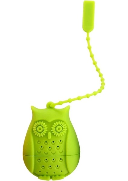 B Tarzı Gıda Sınıfı Silikon Çay Demlik Filtresi Yaratıcı Karikatür Baykuş Çay Süzgeç Konteyner Yeniden Kullanılabilir Çay Poşetleri Çaydanlıklar Aksesuar W (Yurt Dışından) modelleri