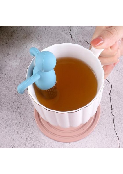 13 B 1pc Stili Paslanmaz Çelik Çay Demlik Filtre Gıda Sınıfı Silikon Kafa Kötü Sızdıran Çay Ayırma Dikey Yaratıcı Çay Makinesi Çay Filte (Yurt Dışından) fiyatları