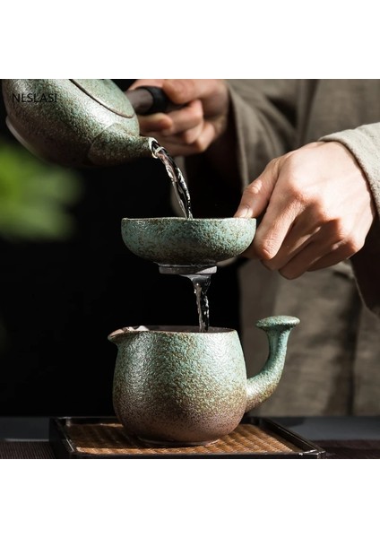 Bir Stil 8.2X8CM Retro Seramik Çay Süzgeç El Yapımı Cha Hai Filtre Kahve Punch Filtre Çin Çömlek Çay Seti Aksesuarları Drinkware (Yurt Dışından) fırsatları