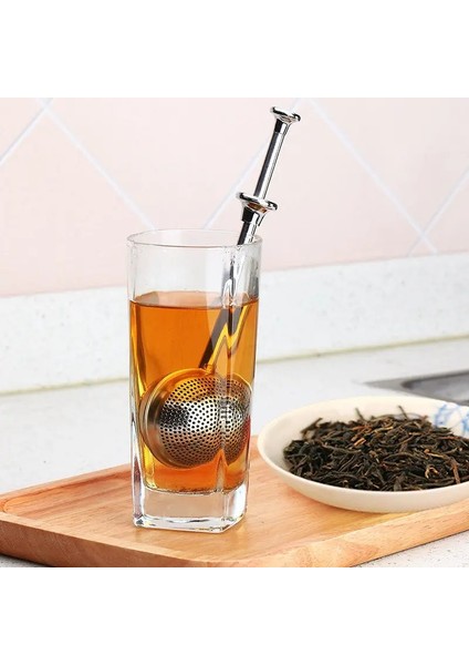 Gümüş Tarzı Örgü Çay Süzgeci Paslanmaz Çelik Çay Demlik Yeniden Kullanılabilir Metal Çay Poşeti Filtre Gevşek Yaprak Yeşil Çay Süzgeç Kupa Demlik Teaware Için (Yurt Dışından) fırsatları