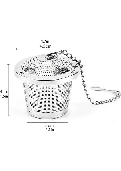 Bir Stil 304 Metal Sızıntı Çay Demlik Paslanmaz Çelik Gevşek Yaprak Süzgeç Filtre Bitkisel Mutfak Aksesuarları Yeniden Kullanılabilir Çay Demlik Cocina (Yurt Dışından)