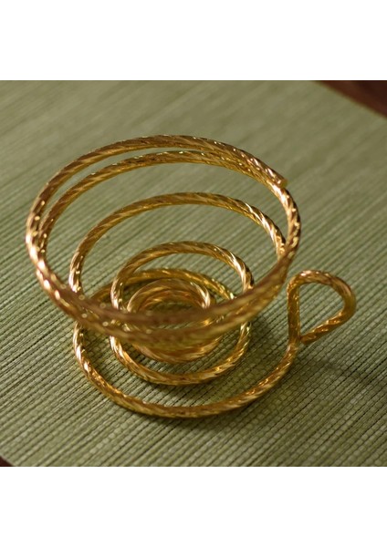 L Altın Tarzı Paslanmaz Çelik Çay Drenaj Rafı Çay Süzgeci Tutun Çay Demlik Tutucu Teaware Bahar Tabanı Kung Fu Çay Seti Çay Töreni Aksesuarları (Yurt Dışından)