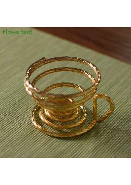 L Altın Tarzı Paslanmaz Çelik Çay Drenaj Rafı Çay Süzgeci Tutun Çay Demlik Tutucu Teaware Bahar Tabanı Kung Fu Çay Seti Çay Töreni Aksesuarları (Yurt Dışından) modelleri