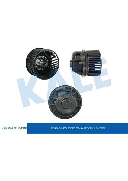 354310 Kalorifer Motoru Ford Focus Iı 04-11 C-Max 04-11 Kuga Iı 08-11 Klimasız 3M5H18456EA
