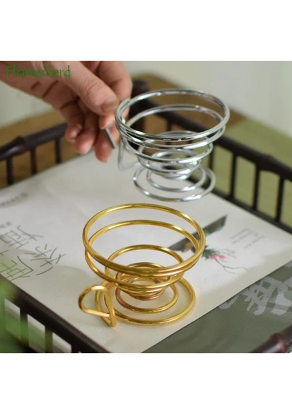 L Altın Tarzı Paslanmaz Çelik Çay Drenaj Rafı Çay Süzgeci Tutun Çay Demlik Tutucu Teaware Bahar Tabanı Kung Fu Çay Seti Çay Töreni Aksesuarları (Yurt Dışından) fırsatları