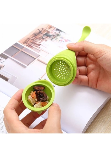 Yeşil Stil 1 Adet Çay Makinesi Silikon Saplı Filtre Filtre Toplu Çay Makinesi Dinozor Gevşek Yapraklı Çay Makinesi Uzun Saplı Silikon Filtre (Yurt Dışından) fırsatları