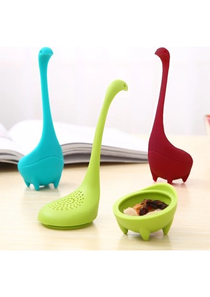 Yeşil Stil 1 Adet Çay Makinesi Silikon Saplı Filtre Filtre Toplu Çay Makinesi Dinozor Gevşek Yapraklı Çay Makinesi Uzun Saplı Silikon Filtre (Yurt Dışından) indirimleri