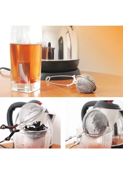 Çay Demlik Paslanmaz Çelik Küre Örgü Çay Süzgeç Kahve Otu Baharat Filtre Difüzör Kolu Çay Topu Maç Çay Poşetleri (Yurt Dışından) fiyatları