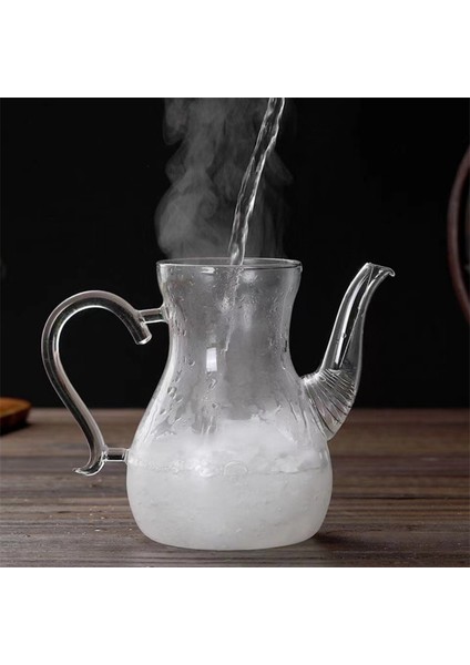 1000 ml Tarzı Büyük Kapasiteli L Yüksek Borosilikat Arapça Cam Çaydanlık Filtreli Isıya Dayanıklı Soğuk Su Isıtıcısı Çiçek Çay Potu Teaware (Yurt Dışından) fırsatları