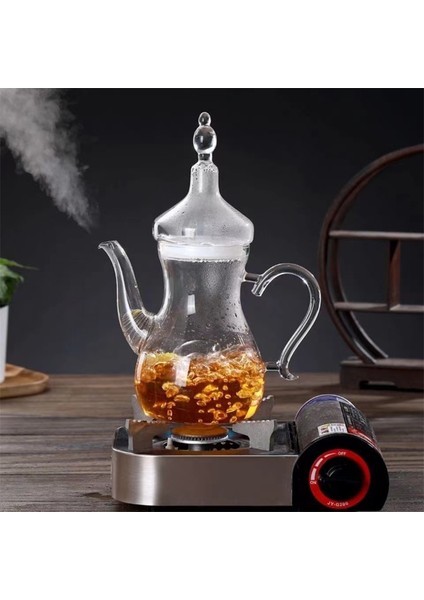 1000 ml Tarzı Büyük Kapasiteli L Yüksek Borosilikat Arapça Cam Çaydanlık Filtreli Isıya Dayanıklı Soğuk Su Isıtıcısı Çiçek Çay Potu Teaware (Yurt Dışından) indirimleri