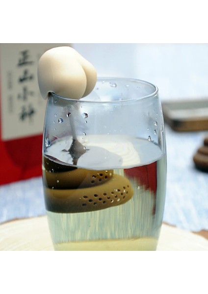 Yeniden Kullanılabilir Silikon Çay Demlik Yaratıcı Kaka Şekilli Komik Bitkisel Çay Poşeti Yeniden Kullanılabilir Kahve Filtresi Difüzör Süzgeç Çay Aksesuarları (Yurt Dışından) modelleri