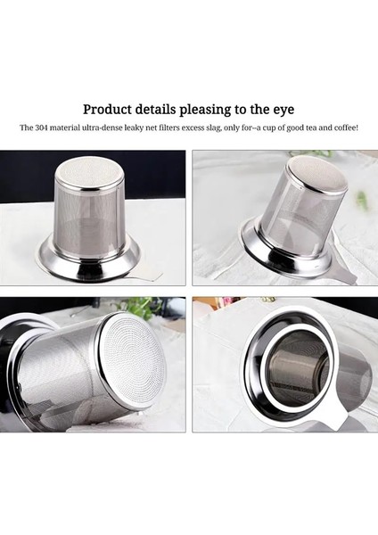 Açık Gri Tarzı Yeniden Kullanılabilir Örgü Çay Demleme Süzgeci Paslanmaz Çelik Demlik Kahve Çay Filtresi Mutfak Arkadaşı Aracı Çay Ekranı Yüksek Yoğunluklu Filtre (Yurt Dışından) modelleri
