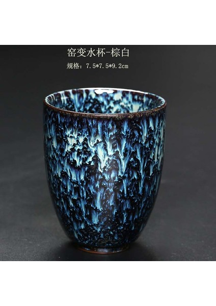 K Tarzı 1 ADET-200ML Fırın Değişimi Çin Seramik Bardak Japon Tarzı Porselen Kung Fu Çay Fincanları Çömlek Ev Kahve Drinkware (Yurt Dışından)