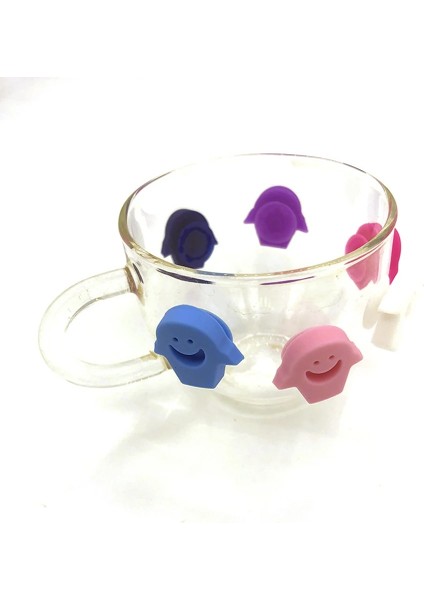 Köpekbalığı Stili 6pcsset Sevimli Hayvanlar Silikon Vantuz Cam Şarap Etiket Tanıyıcı Gözlük Marker Şişe Logosu (Yurt Dışından) fiyatları