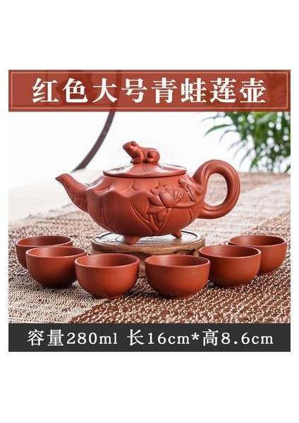 Gümüş Tarzı Büyük Kapasiteli Yixing Zhu Ni Çiçek Çaydanlık Büyük Mor Kum Demlik Çin Çay Seti El Yapımı Seramik Çaydanlık (Yurt Dışından)