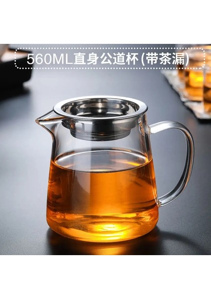 560MLA Stili Ekstra Kalın Isıya Dayanıklı Cam Fuar Bardak Çay Sızıntı Seti Büyük Kalınlaşmış Yüksek Sıcaklığa Dayanıklı Deniz Kungfu Aksesuarları Demlik (Yurt Dışından)