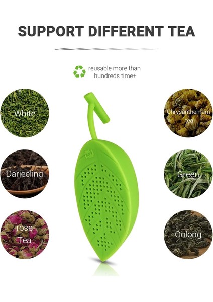 10 Filtre Stili Silikon Çay Filtresi Yaratıcı Yapraklar Şekilli Komik Bitkisel Çay Poşeti Yeniden Kullanılabilir Demlik Kahve Difüzör Süzgeç Demlik (Yurt Dışından) modelleri
