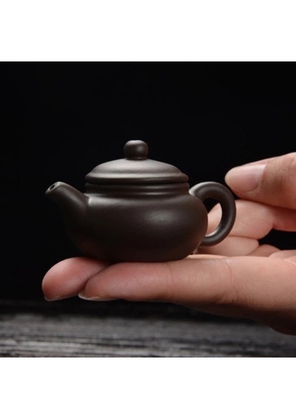 Q Stili Mor Kil Çay Pet Mini Parmak Demlik Çay Pet Küçük Cep Çay Seti Süsler Çay Aksesuarları Çay Masa Dekorasyon Su Isıtıcısı (Yurt Dışından)