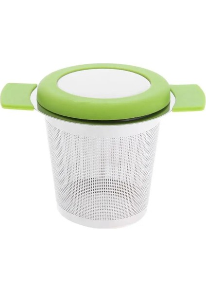 Yeşil Stil Paslanmaz Çelik Çay Süzgeçleri Demleme Gevşek Yaprak Çay Filtresi Wlid Yeniden Kullanılabilir Çay Demlik Sepeti Ince Örgü Kahve Filtreleri (Yurt Dışından)