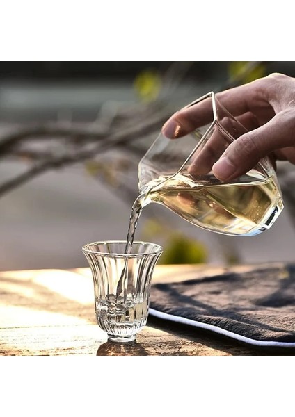 Yüksek Altıgen Kupa Stili Altıgen Cam Fuar Bardağı Kalınlaştırılmış Isıya Dayanıklı Yüksek Borosilikat Çay Seti Çay Demlik (Yurt Dışından) fiyatları