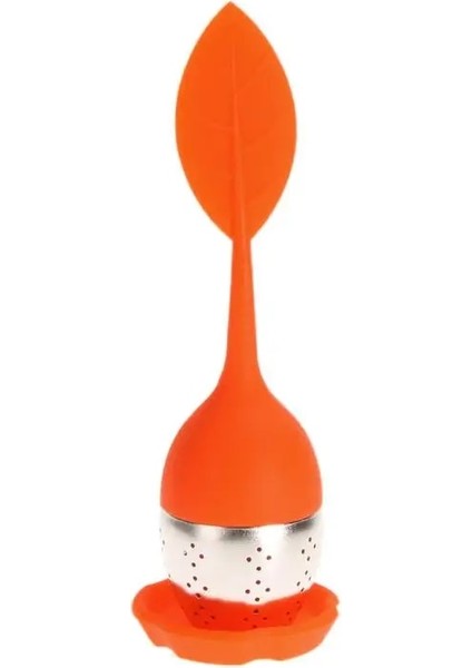 Turuncu Tarzı Ev Toksik Olmayan Çay Süzgeç Silikon Çay Demlik Paslanmaz Çelik Çay Topu Demlik Teaware Filtre Mutfak Aksesuarları Çay Makinesi (Yurt Dışından)