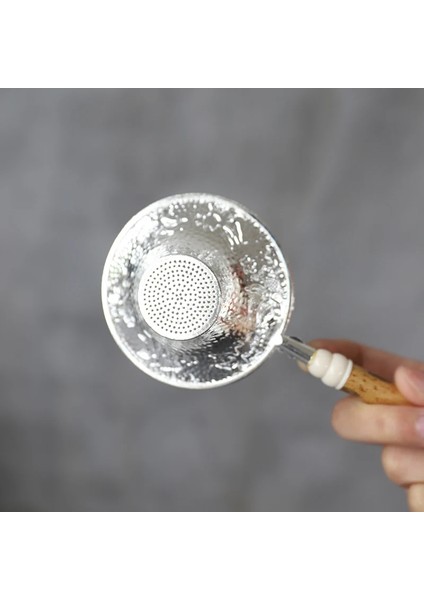 Gümüş Tarzı Luwu Teneke Çay Süzgeçleri, Tutucu El Yapımı Çay Aksesuarları ile (Yurt Dışından) indirimleri