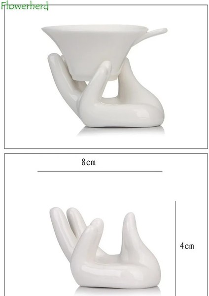 Beyaz Stil Seramik Porselen Çay Seti Teaware Çay Ekranı Tek El Tutacağı Çay Filtresi Tutacağı Çay Süzgeç Seti Çay Demlik (Yurt Dışından) fırsatları