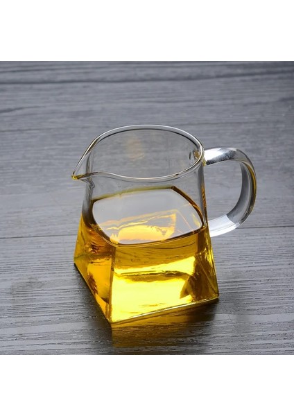 450ML Tarzı Bdt Isıya Dayanıklı Berrak Çay Sürahi Kare Yaratıcı Çin Çay Seti Aksesuarı Chahai Süt Cam Sürahi Cezve Su Sürahisi (Yurt Dışından) modelleri