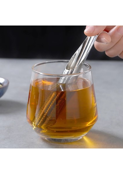 1 Adet Çay Demlik Paslanmaz Çelik Çay Süzgeç Ince Mee Şekli Gevşek Yaprak Çay Demlik Filtre Ot Çay Kupa Teaware Için Dik (Yurt Dışından)