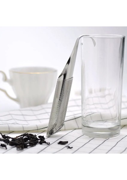 1 Adet Çay Demlik Paslanmaz Çelik Çay Süzgeç Ince Mee Şekli Gevşek Yaprak Çay Demlik Filtre Ot Çay Kupa Teaware Için Dik (Yurt Dışından)