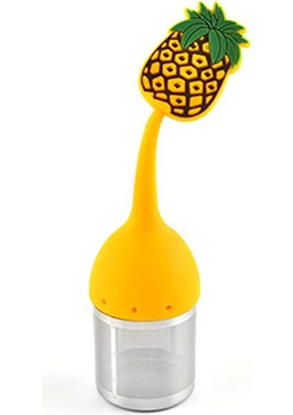 C Stili Flamingo Çay Süzgeci Ananas Çay Poşetleri Silikon Gevşek Yapraklı Bitkisel Demlik Içme Malzemeleri Filtre Difüzör Teaware Drinkware (Yurt Dışından)