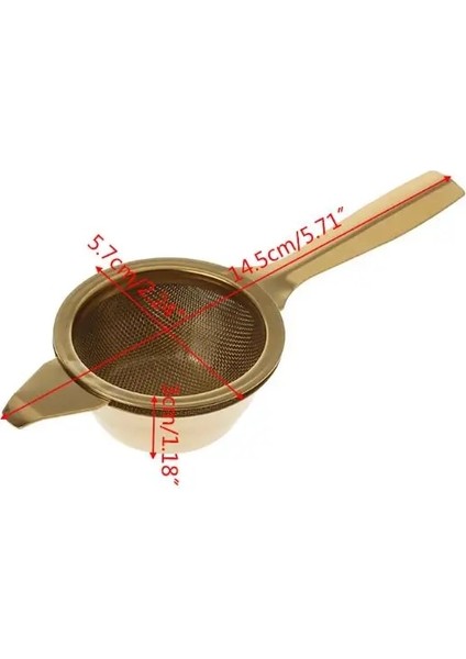 Gümüş Tarzı Paslanmaz Çelik Hasır Çay Demlik Metal Bardak Süzgeç Süzgeç Saplı Gevşek Yaprak Filtresi Mutfak Aracı (Yurt Dışından)