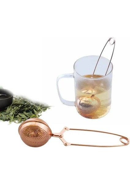 1 Adet Tarzı Çay Demlik Paslanmaz Çelik Küre Örgü Çay Süzgeç Gül Altın Kahve Otu Baharat Filtresi Difüzör Kolu Çay Topu Mutfak Aletleri (Yurt Dışından) fiyatları