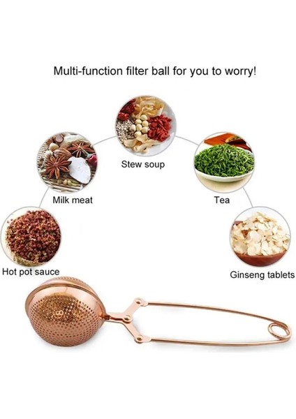1 Adet Tarzı Çay Demlik Paslanmaz Çelik Küre Örgü Çay Süzgeç Gül Altın Kahve Otu Baharat Filtresi Difüzör Kolu Çay Topu Mutfak Aletleri (Yurt Dışından) fırsatları