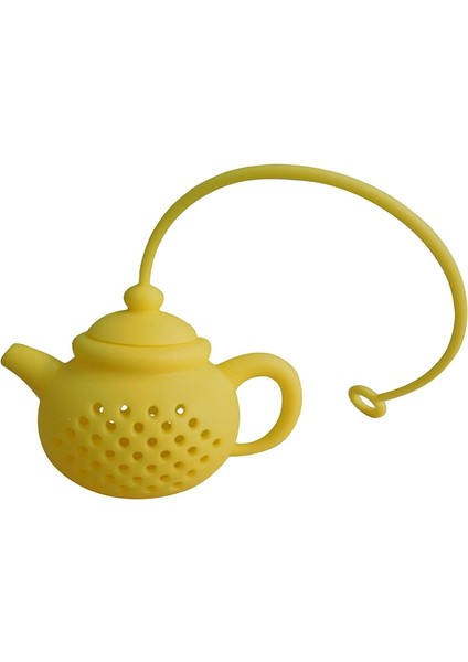 Sarı Stil Mutfak Aletleri Silikon Çay Demlik Demlik Demlemek Için Aksesuar Demlik Şeklinde Mutfak Gadget Ure Renk Yaprak Çay Süzgeç (Yurt Dışından)