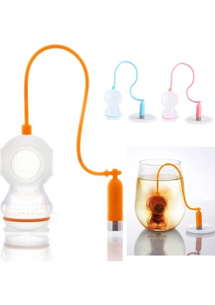 Mavi Stil Yenilikçi Dalgıç Şekli Silikon Çay Demlik Süzgeç Çay Yaprağı Filtre Silikon Çay Poşeti Evde Çay Yapma Aksesuarları Için Teaware (Yurt Dışından) fiyatları