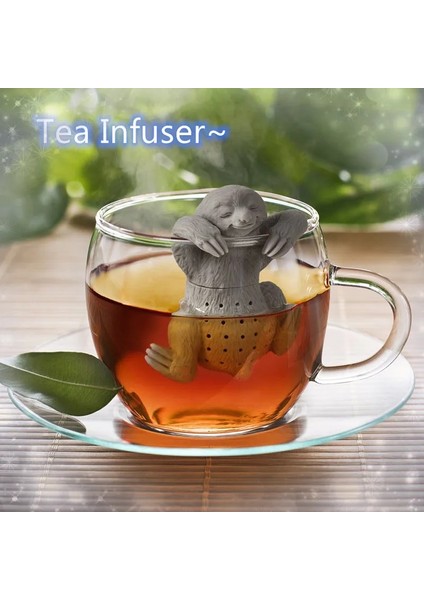 Kise Tarzı Gosterildigi Gibi Koala Tarzı Silikon Çay Süzgeç Bitkisel Baharat Demlik Filtre Difüzör Çaydanlık Fincan Çay Filtresi Bira Yapımı Demlik Çay Takımı (Yurt Dışından) modelleri