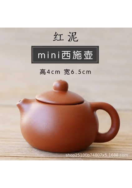 No.3 Tarzı Mini Çay Evcil Teaware Kung Fu Çay Seti Mor Kil Çay Potu El Yapımı Yaratıcı Parmak Pot Çay Oynama (Yurt Dışından)