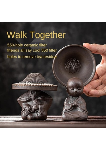 Bambu Şapka Filtre Stili Lakes Seramik Filtre Grubu Yaratıcı Yaşlı Balıkçı Küçük Keşiş Bambu Şapka Çay Hunisi Çay Süzgeci Çay Filtresi Çay Demlik Çay Seti (Yurt Dışından) fiyatları