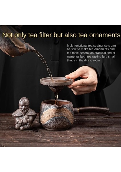 Bambu Şapka Filtre Stili Lakes Seramik Filtre Grubu Yaratıcı Yaşlı Balıkçı Küçük Keşiş Bambu Şapka Çay Hunisi Çay Süzgeci Çay Filtresi Çay Demlik Çay Seti (Yurt Dışından) indirimleri