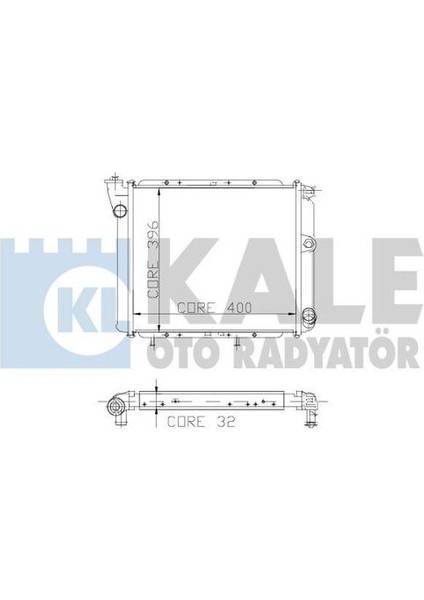 0503112AL Motor Radyatör Renault 9 Renault 11 Broadway Sprıng 2 Sıra Al Pl Sistem 7702247462