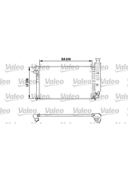 810919 Motor Radyatör P405 Iı 1.9 Klimalı Ölçü 355X610X19 1300.N6