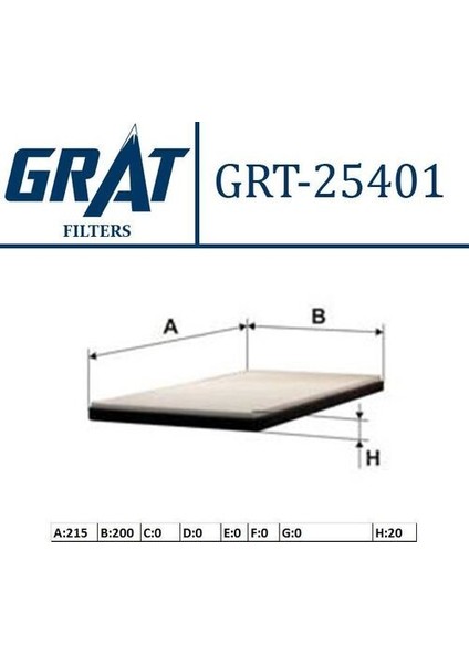 25401 Kabin Filtresi Chevrolet Spark 1.0-1.2 2010-SPARK 1.2 2003-DAEWOO Matiz 2010- 95947238