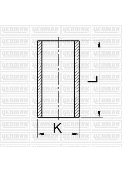 51-65661-000 Gomlek Std Düz Flanssız L300 H100 L200 Cr 06-Stare Tcı Adet 1401559000