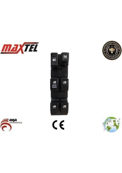 18203023 Cam Açma Kapama Anahtarı Sol Dörtlü Tuscon Sportage 14 Pın 935702