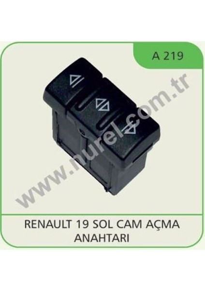 A219 Cam Açma Kapama Anahtarı Sol Renault 18 7700817339