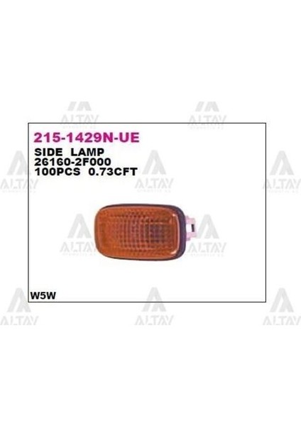 2151429NUE Çamurluk Sinyal Lambası Sol Sağ Nissan Primera P11 96-98 261602F000