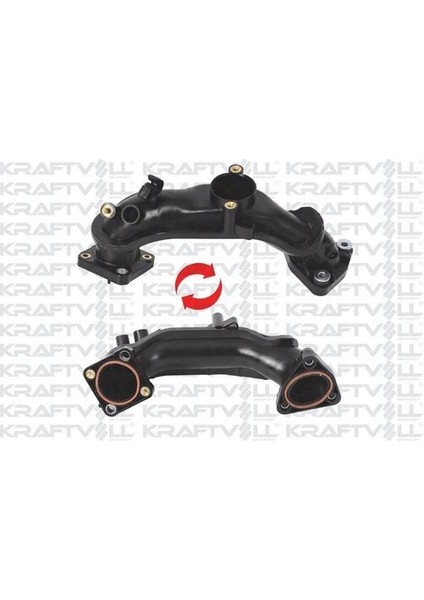 10031559 Emme Manifold Giriş Borusu Focus Iıı 11-Peugeot 207 208 301 308 2008 508 1.6 Hdı Peugoet 2 AV2Q9S331AB