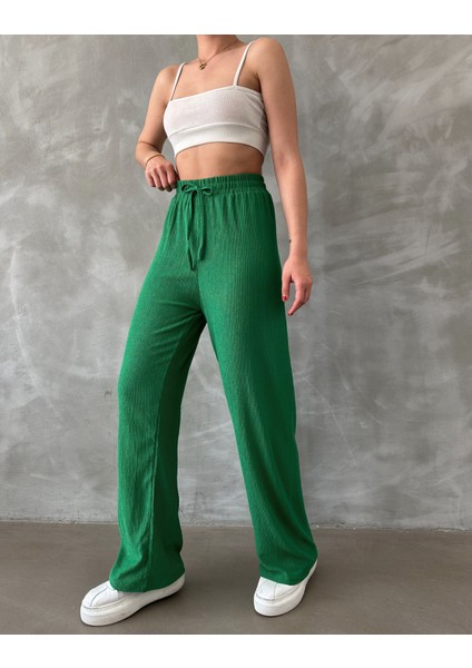 Kadın Beli Lastikli Palazzo Pantolon fiyatları